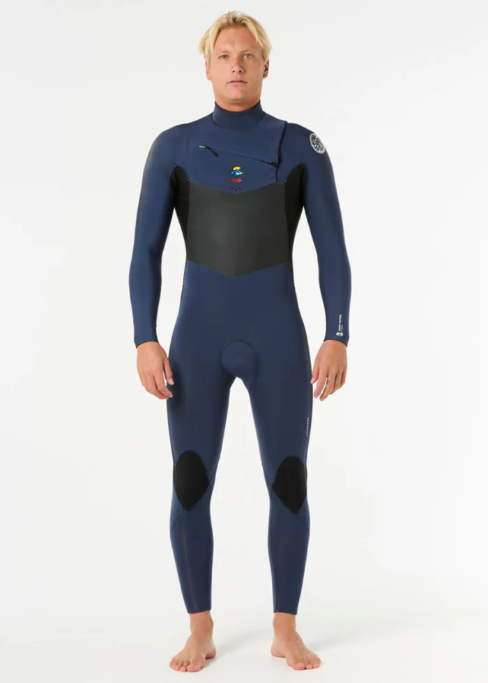 חליפת גלישה ארוכה - 3/2 Dawn Patrol 3/2 Chest Zip Wetsuit