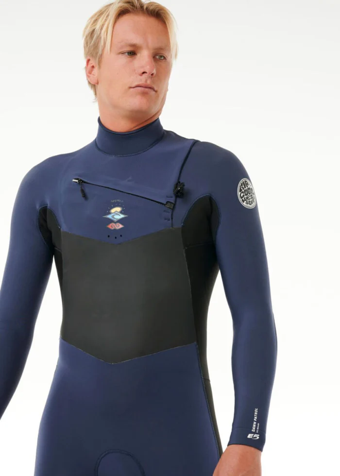 חליפת גלישה ארוכה - 3/2 Dawn Patrol 3/2 Chest Zip Wetsuit – תמונה 3